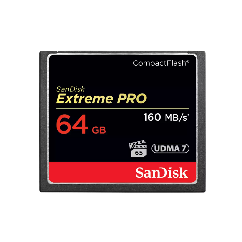 Sandisk Extreme Pro CompactFlash Memory Card 64GB 160MB/s Sandisk Extreme Pro CompactFlash Memory Card 64GB 160MB/s